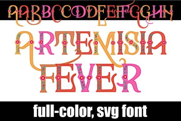 Artemisia Fever: A Blooming Serif for Bold, Colorful Designs