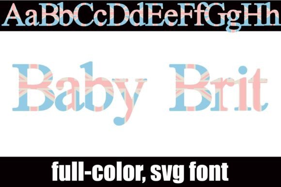 Baby Brit: A Union Jack Font for Modern Nursery Design