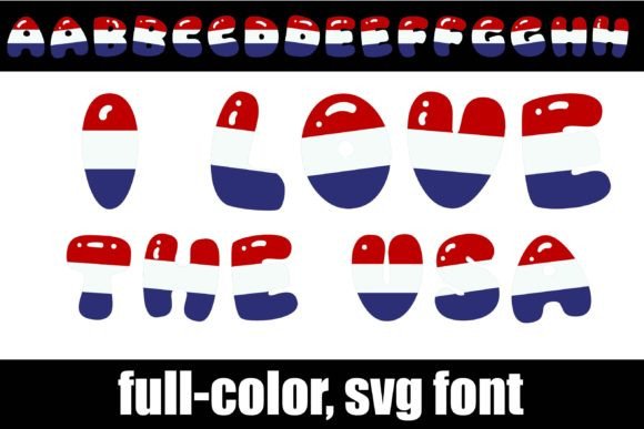 Celebrate Patriotism with a Festive Font