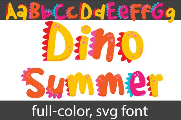 Dino Summer: A Creative Font for Bold, Playful Designs