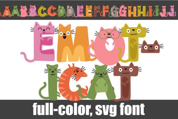 Emoticat: The Playful Font That Brings Feline Flair to Your Designs