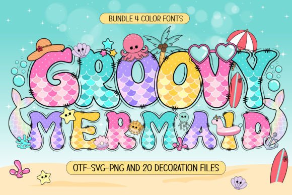 Groovy Mermaid: A Font That Whispers of Fantasy and Fun