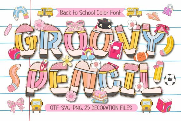 Groovy Pencil: The Hand-Drawn Font for School Projects