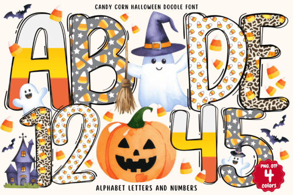 Inject Sweet, Spooky Style with Candy Corn Halloween Doodle