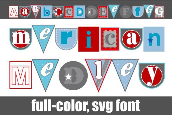 Merican Medley: A Patriotic Mix of Fonts for Bold Designs