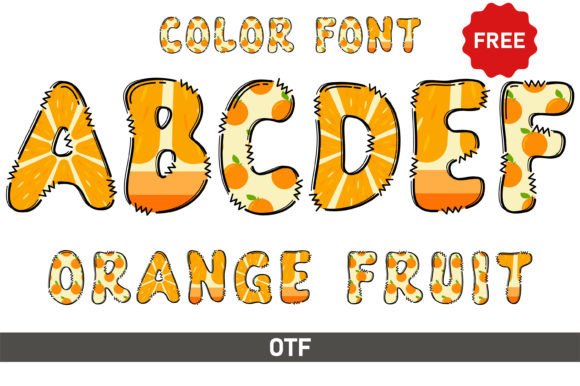 Orange: A Playful Typeface for Creative Branding