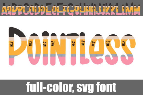 Pointless: The Playful, Pencil-Style Font for Youthful Designs