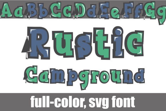 Rustic Campground: A Typeface for Brands with a Wild Heart