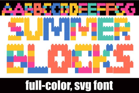 Summer Blocks: A Playful Typeface for Vibrant Branding