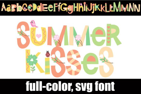 Summer Kisses: A Whimsical Font for Bright, Modern Designs