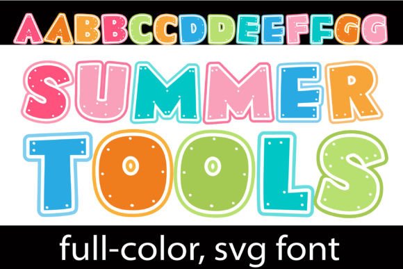 Summer Tools: A Modern Color Font for Vibrant Projects