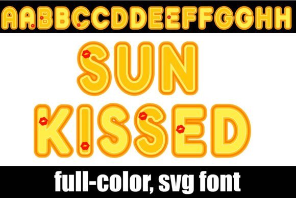 Sun Kissed: A Retro Color Font for Bold, Playful Designs