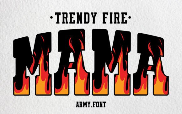 Trendy Fire: The Display Typeface That Burns Bright